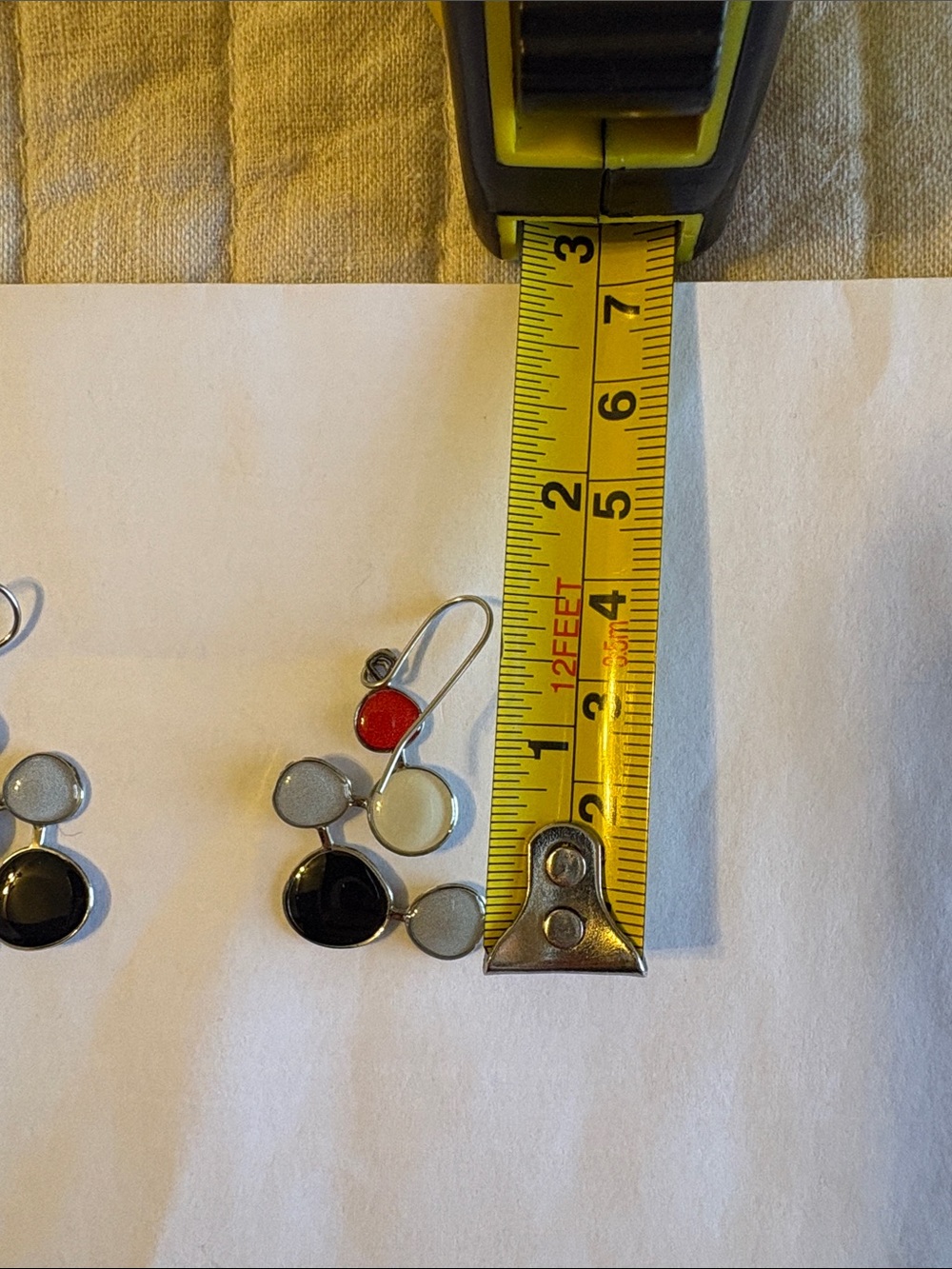 David Howell & Co Contemporary Multi-Dot Drop Earrings Coral, White
Black & Gray - Picture 4 of 6